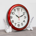 Hitco Round Simple Wall Clock - Wall Clock For Home and Office - Step Movement High Quality Watch - Wall Clocks for Bedroom / Living Room / Decor - Clock Wall Stylish. 