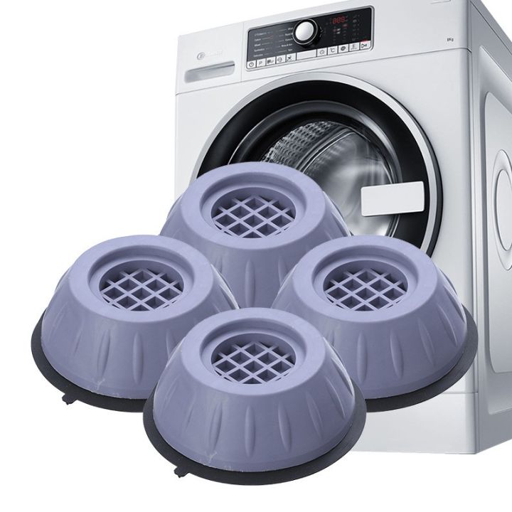 4Pcs Universal Anti Vibration Feet Pads Washing Machine Rubber Mat Anti Vibration Pad Dryer Refrigerator Base Fixed Non Slip Pad Furniture Pads