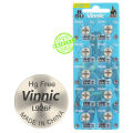 Vinnic Original 10 Pcs AG7 LR927H Micro Alkaline Battery Coin Button Cell 1.5v - CAN BE REPLACE AG7 LR927H INSTEAD OF AG7, LR927H, SG7, LR57, 195, 395, 399, LR927, SR927, SR927W, SR927SW, 395A GR927,6135, 99, 796, 0471, SR927S, L926F. 