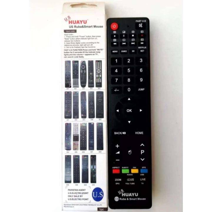 Universal ChangRuba Remote for LCD/LED TV with Smart Mouse Button & Works with ALL simpal changhong