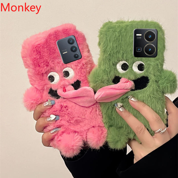 Tong funny tongue outside Y20I 5S Y7617S Y1Y33S Y1 V20 V25E 29 V27VIVO VV23 V235 Y36 Y78 YY16 Y21 Y31 plush soft cover card case