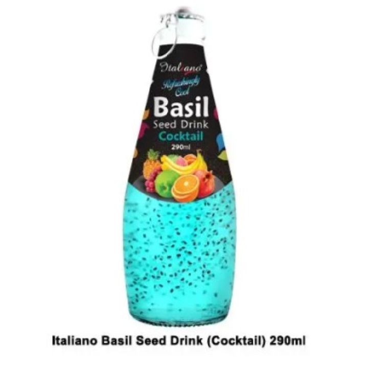 Italiano Basil Seed Drink Cocktail