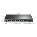 TP-Link Network Gigabit Desktop Switch TL-SG1210MPE 10-Port Gigabit Easy Smart Switch with 8-Port PoE+ - 18 Months Brand Warranty. 