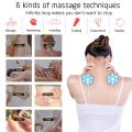 Mini Pulse Full Body Massager Mobile Phone Control Body Electrode Massage EMS Muscle Stimulator Therapy Meridian Carry-on. 