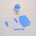 Naughty Bear Lunch Box and Bottle Set Blue. 