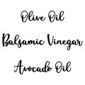 Olive Oil and Vinegar Bottle Labels Decal Sticker Kitchen Resturant Vinyl Home Decor. 
