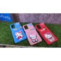 OPPO A54_Key chain style_Hello Kitty cover_Mickey mouse case_Girls Fancy soft case_OPPO A54 Back cover. 