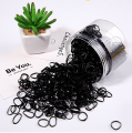 Black Beauty Rubber / Plastic Hair Bands | Hair Band | Rubber Hair Tie | Light Weight Rubber Hair Bands. 