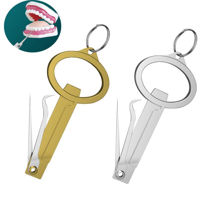 Multifunctional Bottle Opener Fruit Pick Tool Anti-plug Toothpick Bottle Opener Fruit Pick Portable Toothpick