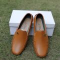 Mustard Importia Synthetic Leather Loafer Shoes For Men. 