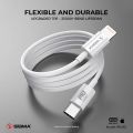 Sigma 20W Fast Charging PD Power Delivery Lightning to USB-C Cable - PD-2. 