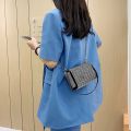 Fashion Small Crossbody Shoulder Bags for Women Shine Rhinestone Leather Messenger Bag Female Phone Purse Handbag. 