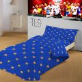 Foot Ball Clubs Double size Quilt covers-King size football bedding set-King size football duvet cover-Football fan bedding king size-Premium quilt cover football club print-Sports theme bedding king size-King size duvet cover football design. 
