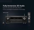 Denon AVR-X1700H 7.2 Channel AV Receiver - 80W/Channel, Advanced 8K HDMI Video w/eARC, Dolby Atmos, DTS:X, Built-in HEOS, Amazon Alexa Voice Control. 