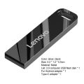 【COD+Original+Ready stock】Lenovo Pendrive 1GB 2GB 4GB 8GB 16GB 32GB 64GB 128GB 1TB 2TB USB Flash Drive with Freebies OTG Converters 3.0. 