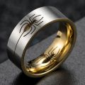 Men's Spider Ring Kids Boys High Quality Stainless Steel Ring For Men Spider Adorable Andrew Garfield Man Ring. 