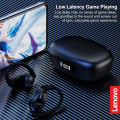 New Lenovo LP75 BT5.3 Wireless Headphones with Mic Ear-hook Sports Headset Sweatproof Earphone In-ear Earbuds Charging Box Battery Display. 