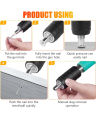 Concrete Wall Nail Gun – Manual Mini Steel Nail Gun with Safety Design. 