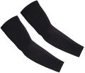 Youth Compression Arm Sleeves - Sports Sleeve For Kids (Black), 1 Pair UV Sun Protection Compression Arm Sleeves, Tattoo Cover Up, Cooling Athletic Sports Sleeve for Football, Golf, Basketball. 