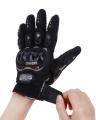 AKE - Pack of 2 - Winter Mask + Pro Biker Motorcycle Gloves - Black. 