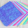 50pcs/set Square Origami Paper Single Side Shining Folding Solid Color Papers Kids Handmade DIY Scrapbooking Craft Decoration. 