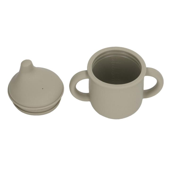 Toddler Training Cup, Silicone Spill Free Cup Spout Lid Safe for Toddlers for Daily
