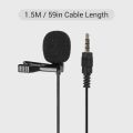 Lavalier Lapel Microphone Kit Clip 3.5mm connector_Tiktok Mic_Best for Mobile and Laptop ZF tech. 