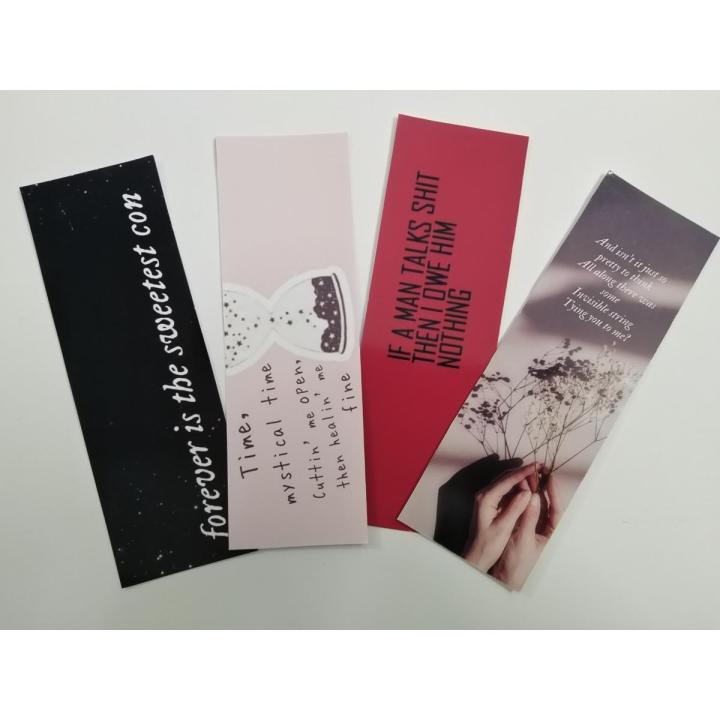 Taylor Swift Lyrics (c)  Bookmarks - Pack of 4