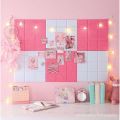 Nordic Style cork board soft board Felt wall Letter Board memo board Notice Sign wall Memo Schedule photo board soft board notice board. 