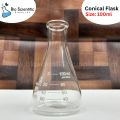 Normax - Borosilicate 3.3 Graduated Conical Glass Flask / Elementary Flask for Laboratory 100ml. 