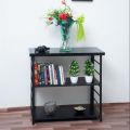 Metallic Era 80 cm 3 Shelf Shelving Unit. 