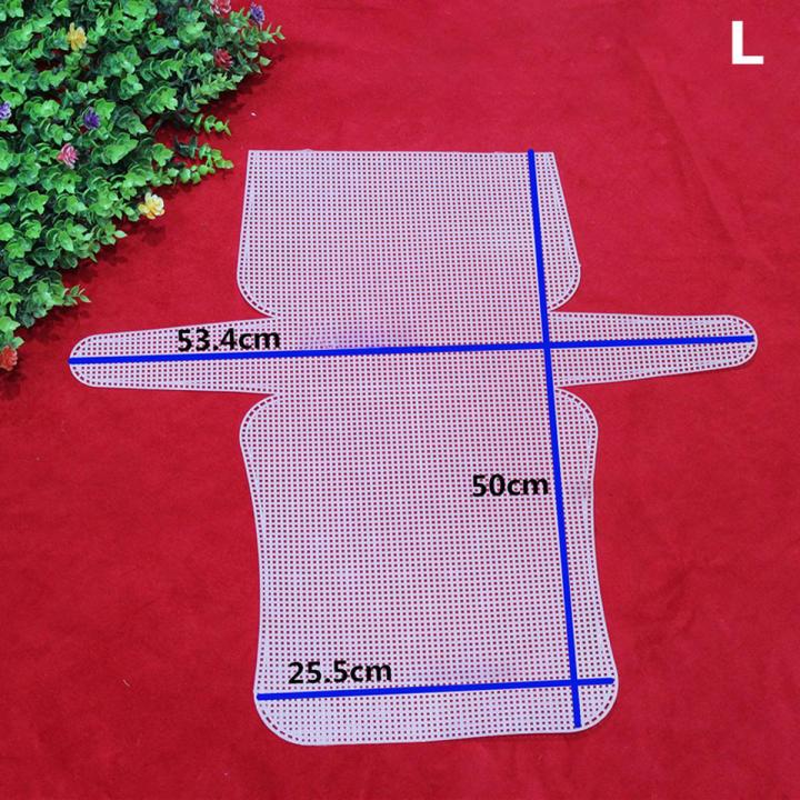 Knitting & Weaving Plastic Mesh Sheet Chenille DIY Bag Accessories Knit Helper