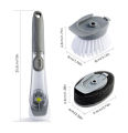 Kitchen Cleaning Brush with Soap Handle (Automatic Soap Dispensing). 