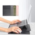 13 15 inch Professional Adjustable Stand Laptop Sleeve with Mouse Pad Shockproof Tablet Case Colorful PU Leather Computer Bag for HP/Dell/Surface Office. 