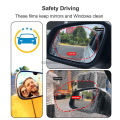 Geepact 4pcs Anti Fog Film Anti Rain Car Mirror Film Rearview Mirror Protective Film Nano Waterproof Anti Glare Side Window Film. 