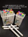 Set of 12 and 24 Superior Touch Copic twin art sketch double headed  Art marker Permanent marker sketching marker graphic marker MS-888. 