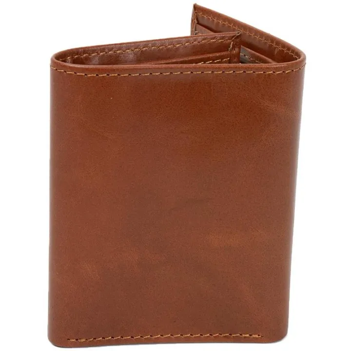 Genuine%20Leather%203%20Fold%20Brown%20Wallet%20For%20Unisex%20-%20Image%203