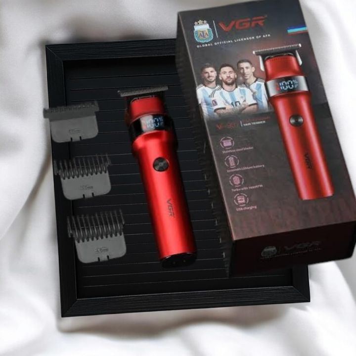 VGR%20V-987%20Professional%20Digital%20Display%20Turbo%20function%207000RPM%20Zero%20Gapped%20Cordless%20Pro%20Self%20Haircut%20Hair%20Clipper%20Beard%20trimmer%20Stainless%20steel%20&%20Ceramic%20Blade%20-%20Image%2010