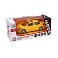 Hyundai Elantra Die cast 1:32 Scale Model With Lights and Sound - Alloy Children's Sports Model Car Die-Cast Metal Toy Car - Front Doors Open - Size Approx. 5 inch - Yellow. 