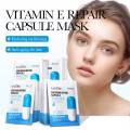 Sadoer Pack of 4  Vitamin Repair Antioxidant Whitening Capsule Facial Sheet Mask. 