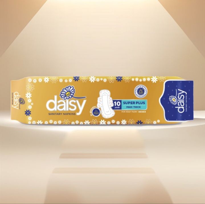 Super Plus Sanitary Pads – 08 Packs (80 Pads) High Absorbency for Heavy ...