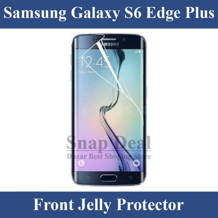 Samsung Galaxy S6 Edge Plus Front Jelly Protector Clear Soft Protection Film Transparent Hydrogel Film Protector For Samsung Galaxy S6 Edge Plus
