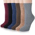 Winter Warm Mens Fuzzy Socks Thick Coral Fleece Women Sock Solid Soft Breathable Plush Home Sleeping Indoor Floor Towel Socken. 