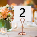 50Pcs Table Numbers 1-50, 3.7x4 Inch Table Numbers, Double Sided Table Number Cards - for Wedding Reception Restaurant. 