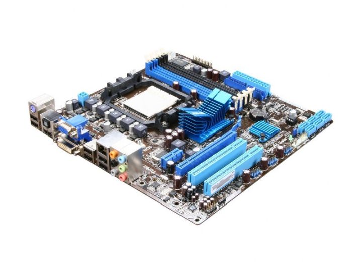 M4A785-M AM3/AM2+/AM2 AMD 785G HDMI Micro ATX AMD Motherboard DDR2 Supported With AMD Phenom II X6 1045T Thuban 6-Core Six Core 2.7 GHz Socket AM3 Desktop Processor And AMD Heatsink Fan Package Perfect For Gaming ( Branded Used )