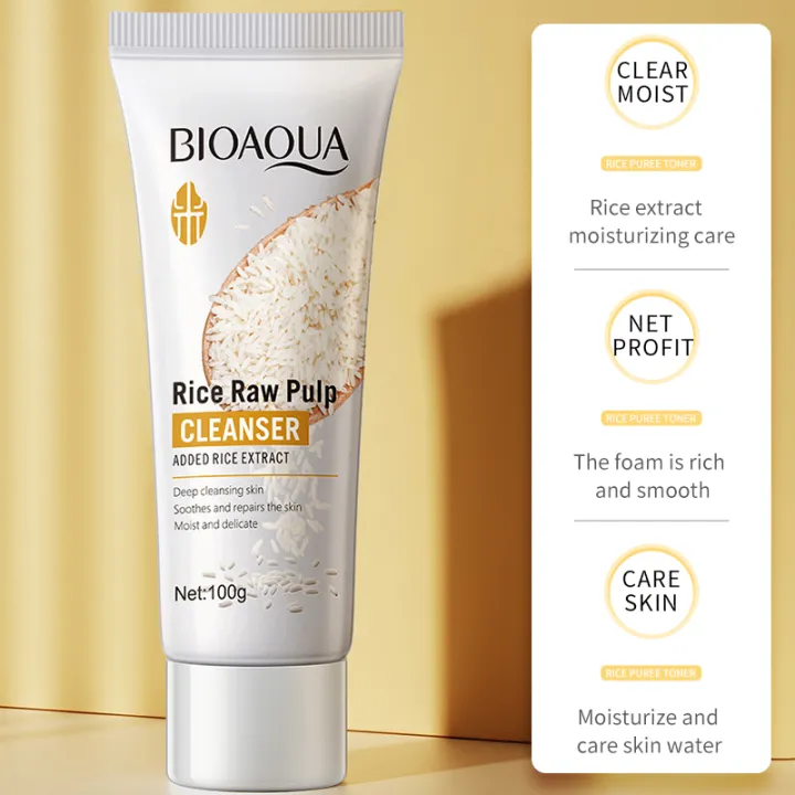BIOAQUA%20Rice%20Face%20Wash%20100g%20for%20Dark%20Spots,%20Dull%20Skin%20&%20Pores%20-%20Whitening%20Cleanser%20-%20Image%204