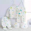 Imported Baby Starter Set -  Zero Size Starter Gift Set | 0 to 6 Month Baby Starter Set | 5Pcs New Born Baby Clothes - China Stuff Suit Winter And Summer. 