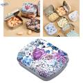Small Tin Box with Lid Small Items Container Household Metal Hinged Tin Box. 