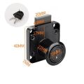 New Cold Rolled Steel Desk Drawer Lock Zinc Alloy Hardware Cabinet Latch Locks With Keys Replacement Furniture Door Lock Cabinet. 