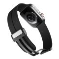 Strap For Apple watch ultra band 49mm 44mm 45mm 41mm 40mm 42mm 38mm 45mm Silicone Magnetic Bracelet iWatch Series ultra 8 se 7 6 5 4 3 Folding magnetic buckle silicone strap. 